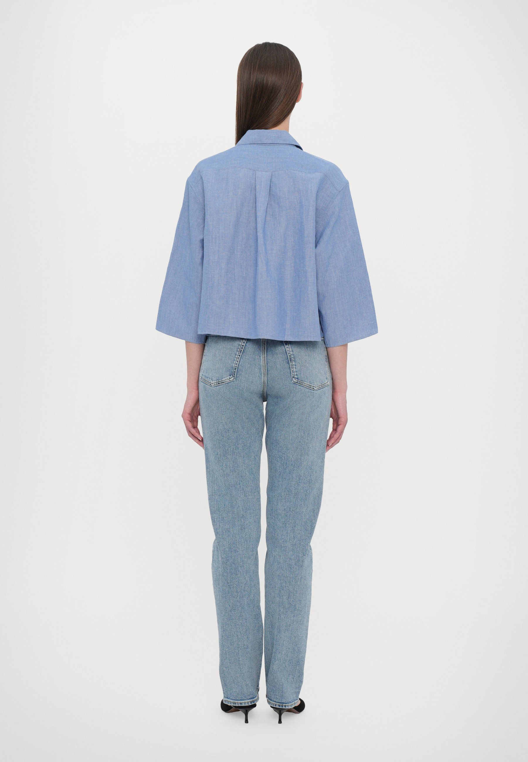 売れ筋商品|||タイガー オブ スウェーデン シャツ レディース トップス CORINS - Button-down blouse - clear blue Tiger of Sweden CORINS - Button-down blouse - blue - Zalando