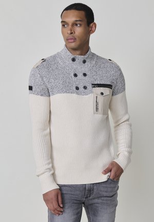 Jersey de punto - crudo   off-white