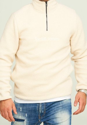 Fleecepullover - beige