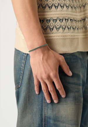 BRACELET - Bracelet - silver-coloured/green