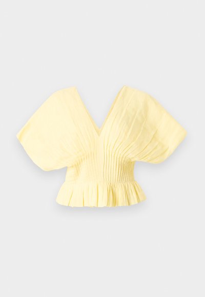 Sea ZORA SOLID PLEATED - Μπλούζα - butter