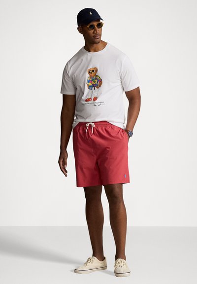 Polo Ralph Lauren Big & Tall POLO BEAR JERSEY T-SHIRT - T-shirt imprimé - white