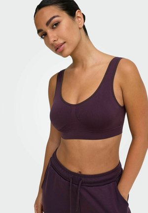 ONLY Play, ONPMIRA-2 SEAM BRA NOOS - Sport-BH mit mittlerer Stützkraft - plum perfect
