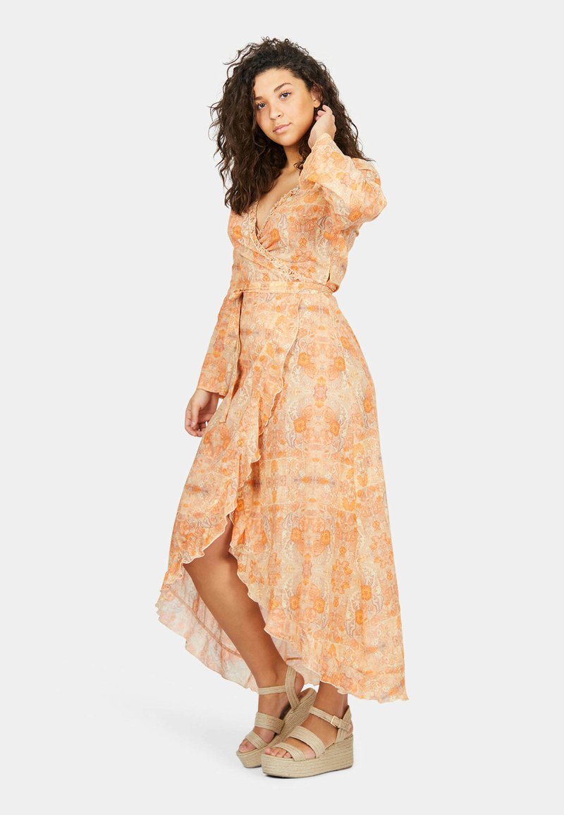Isla Ibiza Bonita Freizeitkleid Orange Zalando De 