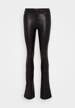 Vero Moda VMFLASH FLARED PANTS - Broek - black