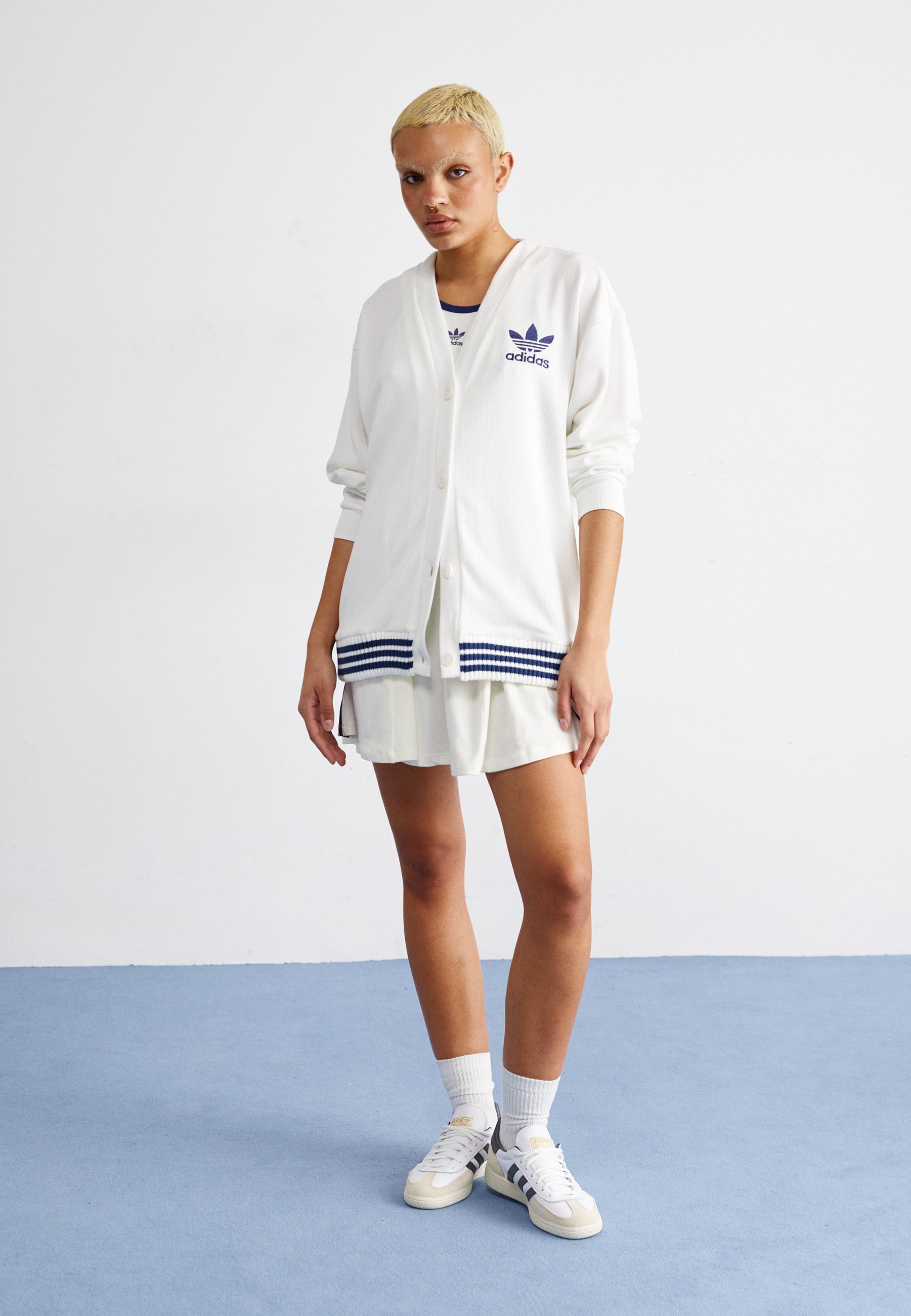Adidas【カジュアルからスポーティーまで☆ Rib Cardigan 】 CLOTHING - Rib Cardigan - Pink | adidas Oman
