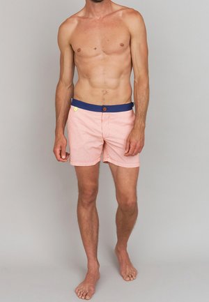 Short de bain - orange et blanc