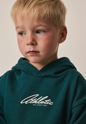 Next, REGULAR FIT - HOODY SWEAT TOP AND JOGGER SET 4 PEICE  - Tracksuit - green black