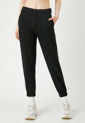 STRIPE DETAIL JOGGER  - Pantalones deportivos - black
