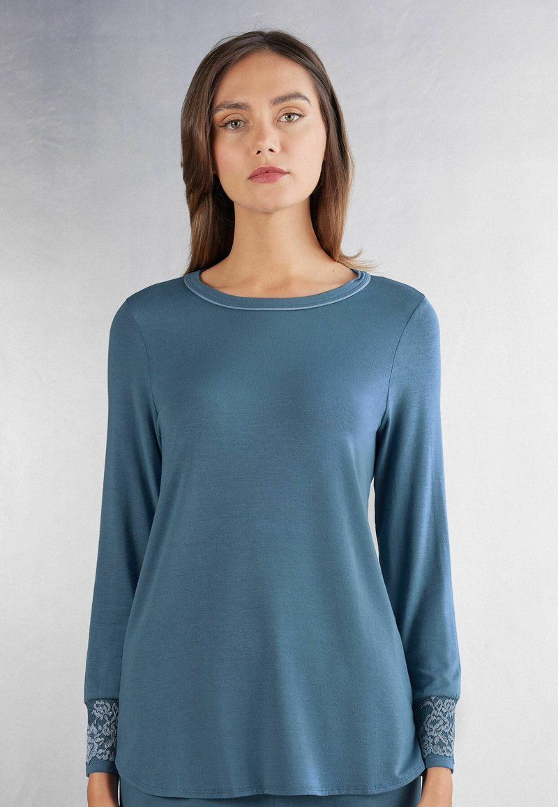 Intimissimi PRETTY FLOWER - Pyžamový top - blue