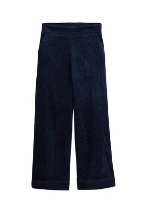 Next, TALL FIT - CORD WIDE LEG TROUSERS - Stoffhose - navy blue