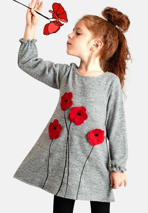 Denokids, POPPY - Strikkjoler - grau meliert