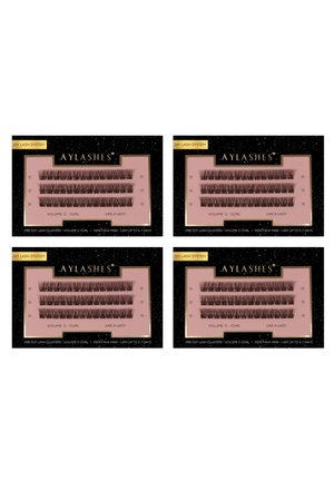 Aylashes AYLASHES KÜNSTLICHE WIMPERN PRE CUT WIMPERN  BUNDLE (8MM-10MM-12MM-14MM-16MM) - False eyelashes - like a lady bundle  - long (10mm 12mm 14mm 16mm)