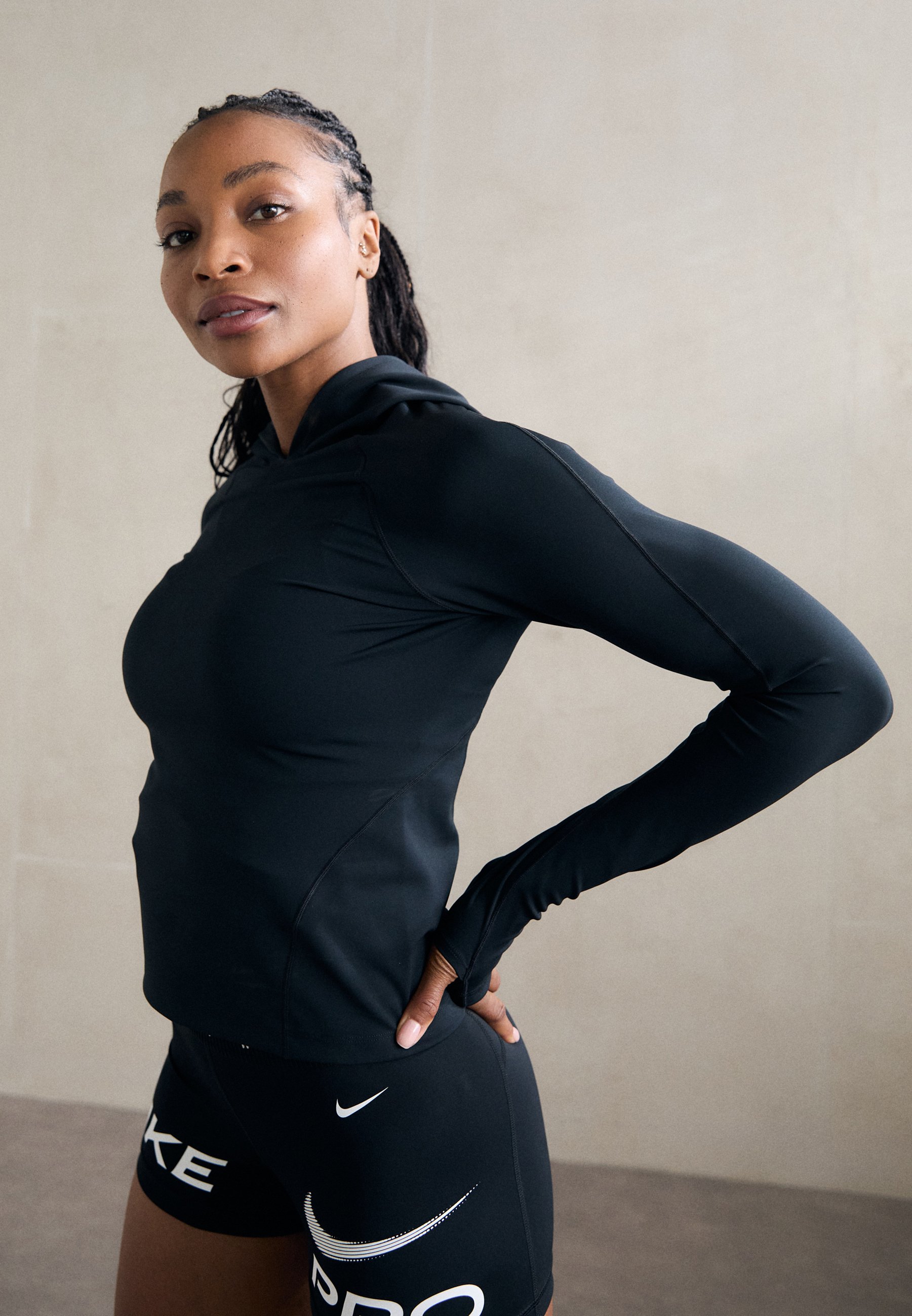nike running long sleeve top womens