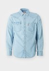 BARSTOW SPECIAL EDITION - Pluus - turquoise rivet western stonewash