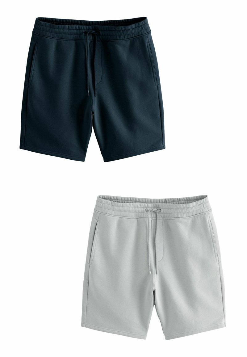 Next SOFT REGULAR FIT 2 PACK - Pantalon de survêtement - navy and grey