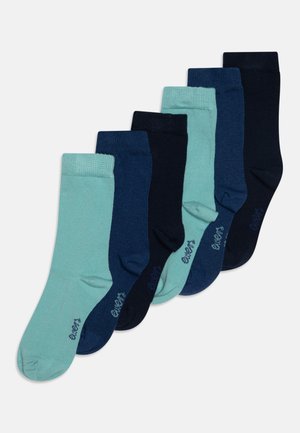 PLAIN UNISEX 6 PACK - Kojinės - blue