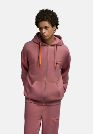 Saē, SWEATSHIRT NAGA VIEUX ROSE HOMME - Sweat zippé - rose