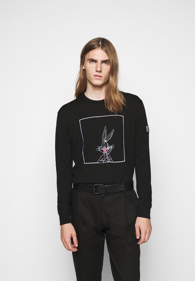 MAGLIA GIROCOLLO - Pullover - nero