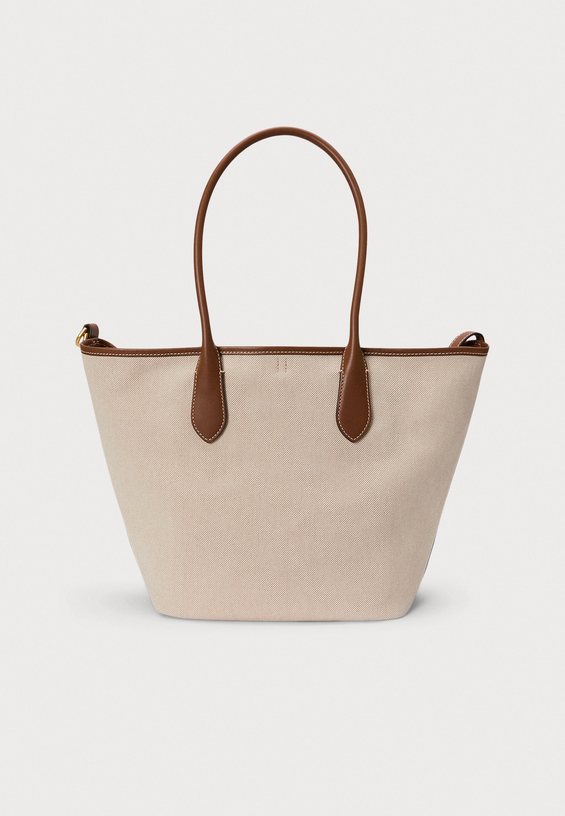 Polo Ralph Lauren BELLPORT CANVAS-LEATHER MEDIUM TOTE - Tote bag