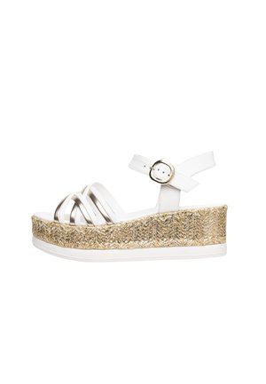 Platform sandals - white