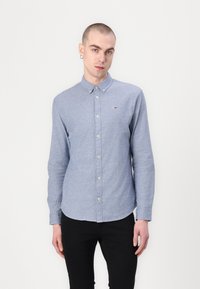 Tommy Jeans SLIM STRETCH OXFORD SHIRT - Shirt - bleu
