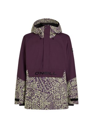 O'Neill ANORAK - Chaqueta de snowboard - dark purple sketcheritage