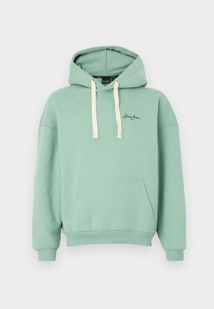 Sean John, SCRIPT LOGO PEACHED CITY HOODIE - Суитшърт с качулка - light green
