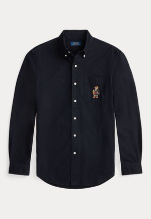 CUSTOM FIT POLO BEAR OXFORD SHIRT - Πουκάμισο - black