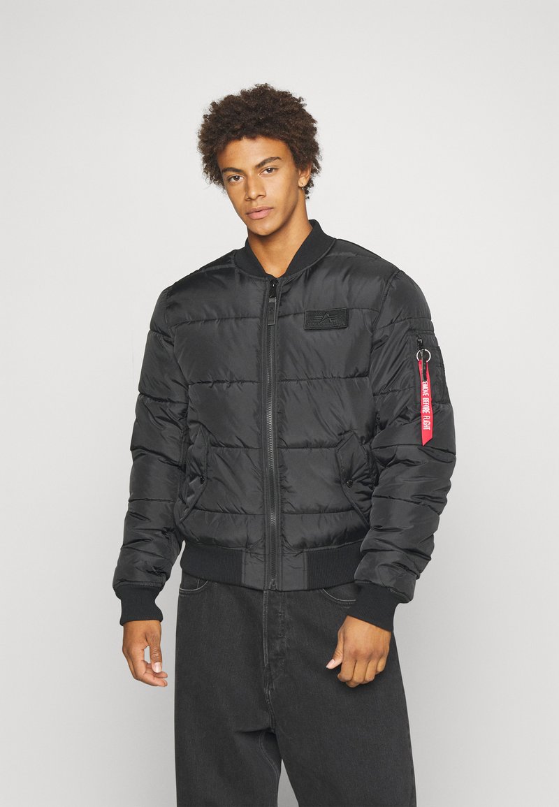 Black Lacoste X Alpha Industries Alpha Industries MA-1 PUFFER