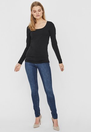 2ER PACK - Pikkade varrukatega topp - black