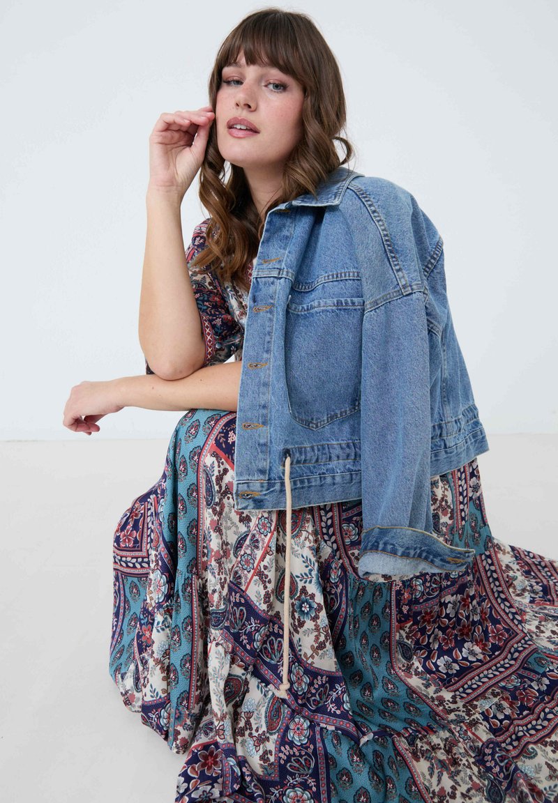Jean Marc Philippe STYLE BOHME EN FLUIDE - Day dress - patchfleur/blue - Zalando.ie Jean Marc Philippe STYLE BOHME EN FLUIDE - Day dress - patchfleur/blue - Zalando.ie