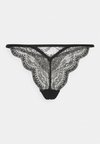 ISABELLE HIGH LEG - Thong - black