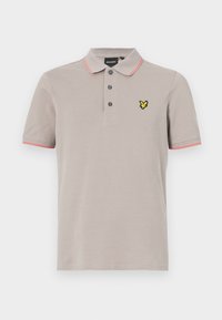 TIPPED - Poloskjorter - pale grey/coral stand