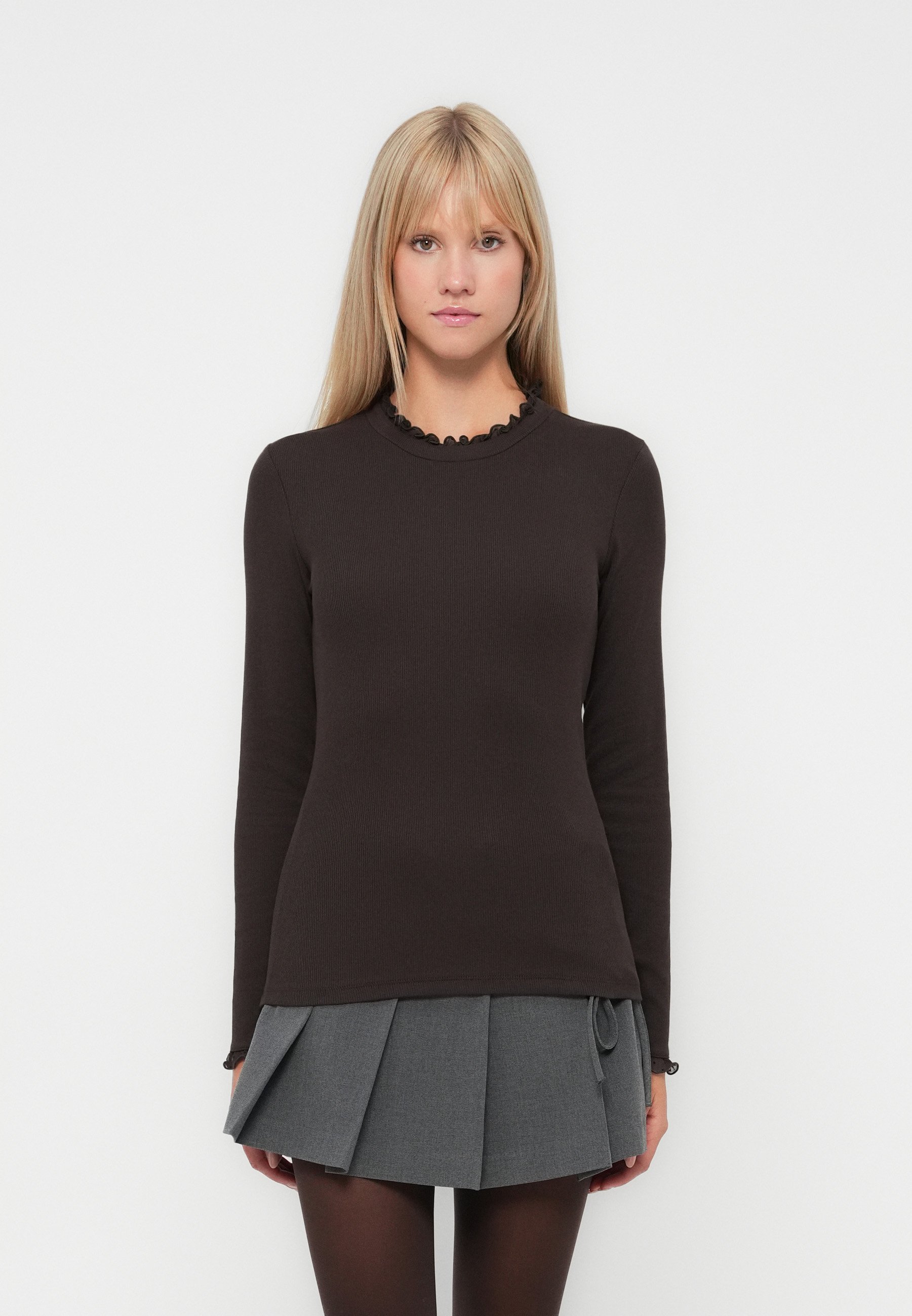 ONLY Onlmathilde Life Maglietta Maniche Lunghe Donna - Camicia In Tessuto Woven, Stile Danese - 4