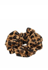 ELASTICO SCRUNCHIE LEOPARDATO - Hair Styling Accessory - marrone