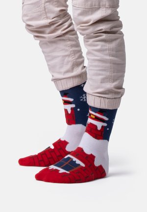 OCCULTO, 2 PACK WEIHNACHTSSOCKEN UNISEX - Socks - blau