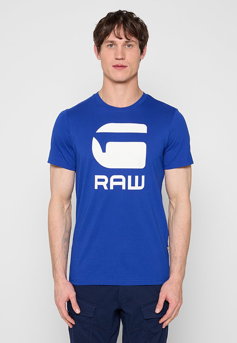 G-Star T-shirt print blauwgrijs