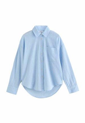 Next LOOSE FIT - Button-down blouse - light blue