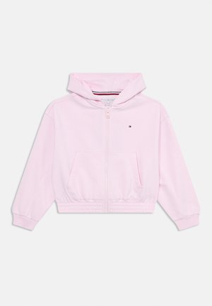 PUFF PRINT ZIP THRU HOODIE - Sudadera con cremallera - light pink