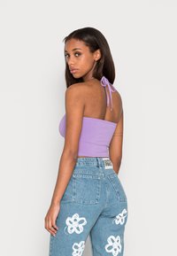 Hollister Co. BARE POINT HALTER - Top - chalk violet