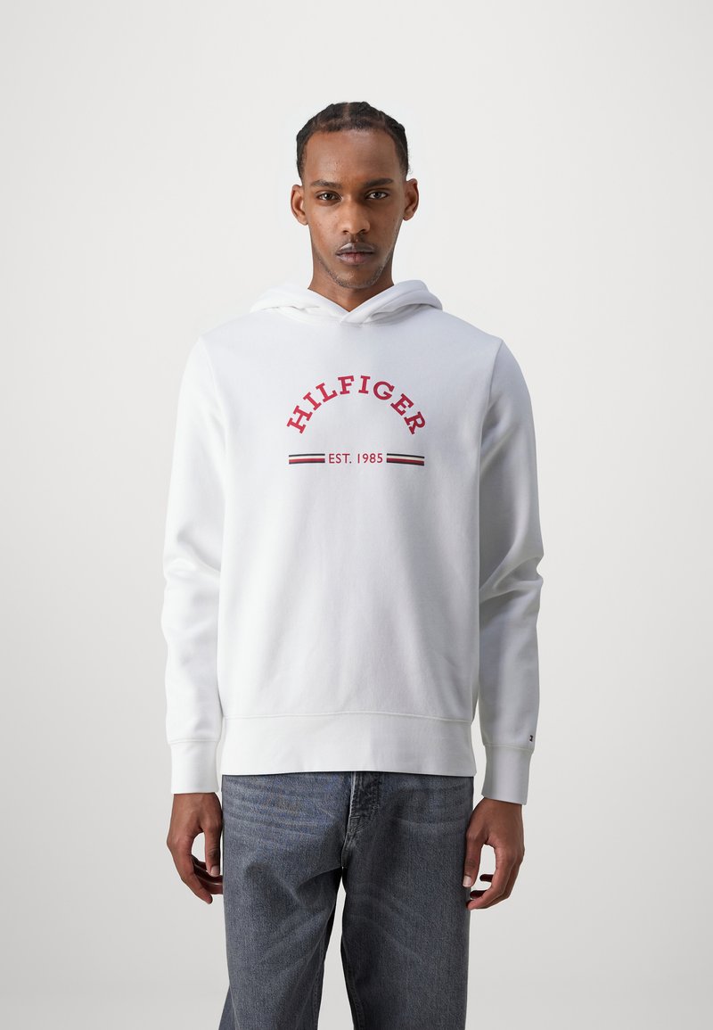 Tommy Hilfiger ROUNDALL HOODY - Felpa - white