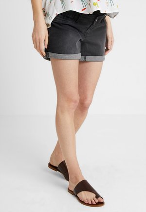 TURN UP - Calções de ganga - washed black