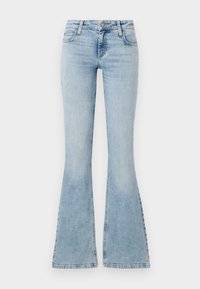 JESSICA - Bootcut jeans - light azul