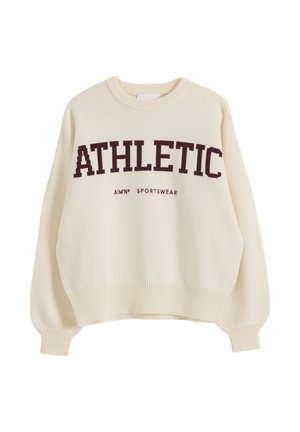 aim’n®, ATHLETIC KNIT SWEATSHIRT - Maglione - cream