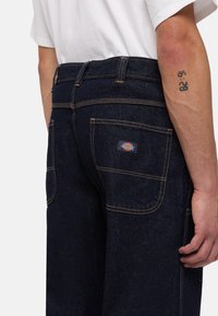 Dickies MADISON DOUBLE KNEE - Vaqueros cargo - rinsed