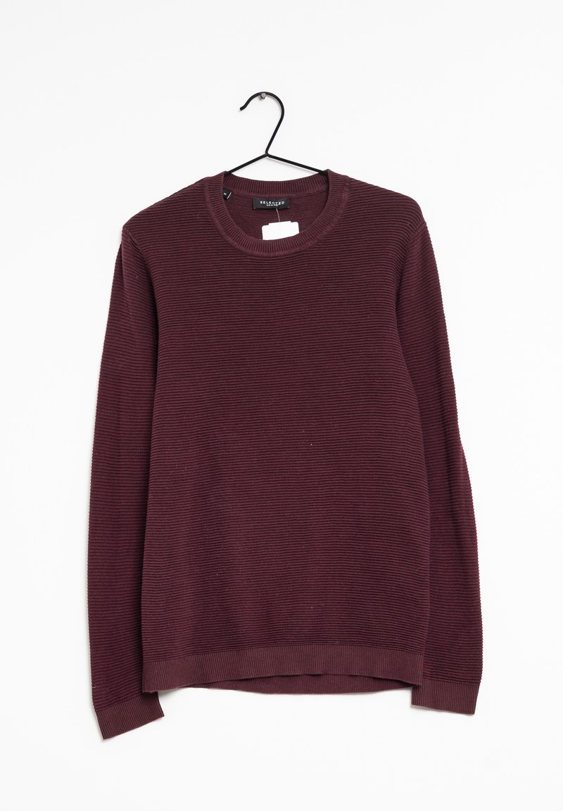 Selected Pullover - red