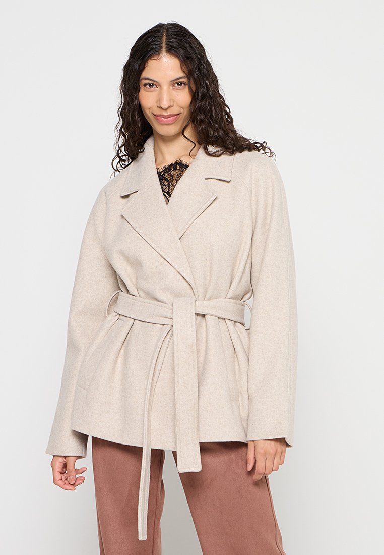 Vero Moda Lichte jas beige mêleerd