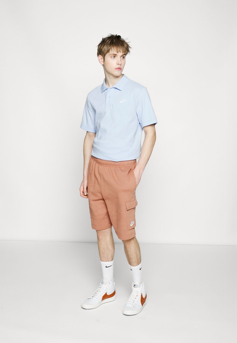 Herren T-Shirts basic | Nike Sportswear MATCHUP Poloshirt light marine/white/hellblau - BM38620 Herren T-Shirts basic | Nike Sportswear MATCHUP Poloshirt light marine/white/hellblau - BM38620