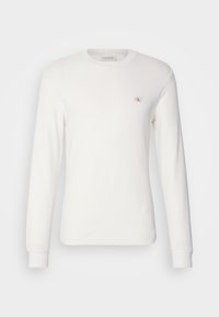 LABEL WAFFLE TEE - Hosszú ujjú felső - ivory